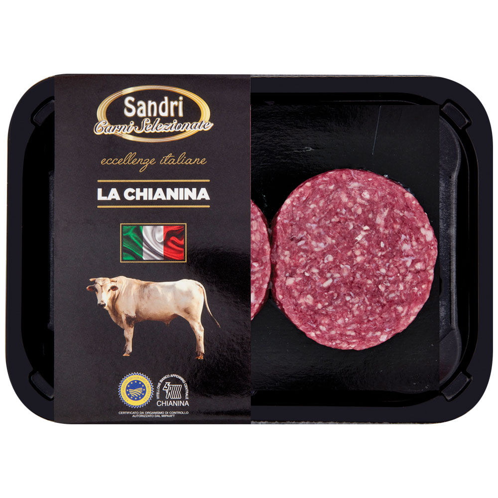 Hamburger di Chianina IGP 2 pz 200 gr - Immagine 01