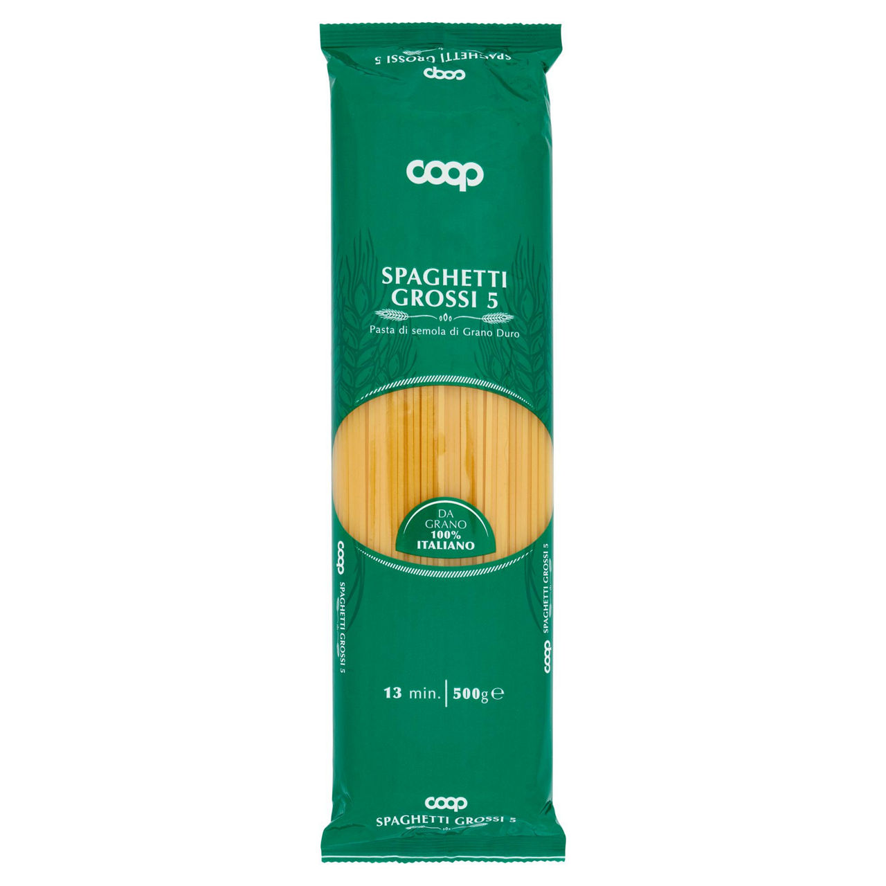 Spaghetti grossi n. 5 pasta di semola di grano duro 500 gr - Immagine 01