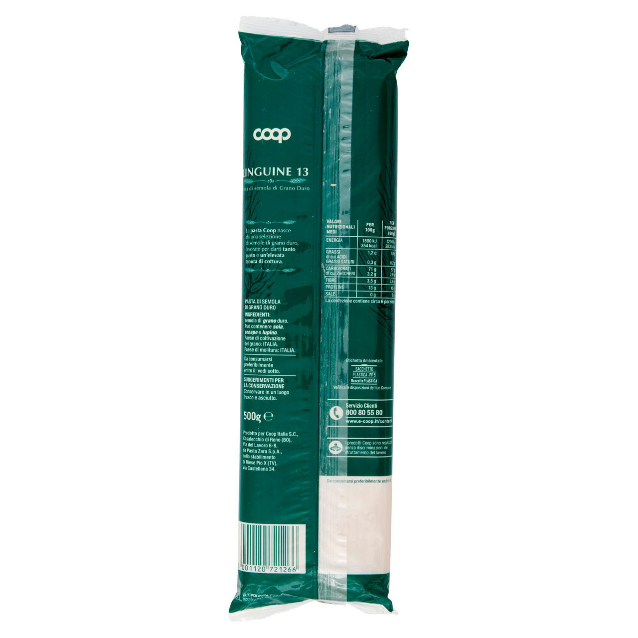 Pasta semola linguine coop n.13 g500 con grano italiano - Immagine 31