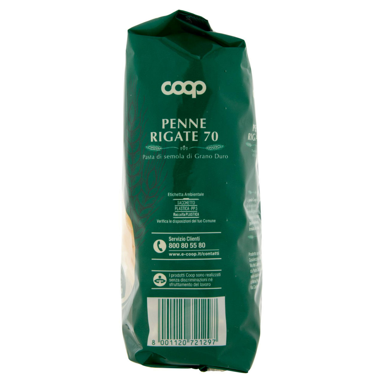 Penne rigate pasta semola n. 70 con grano italiano 500 g - Immagine 51