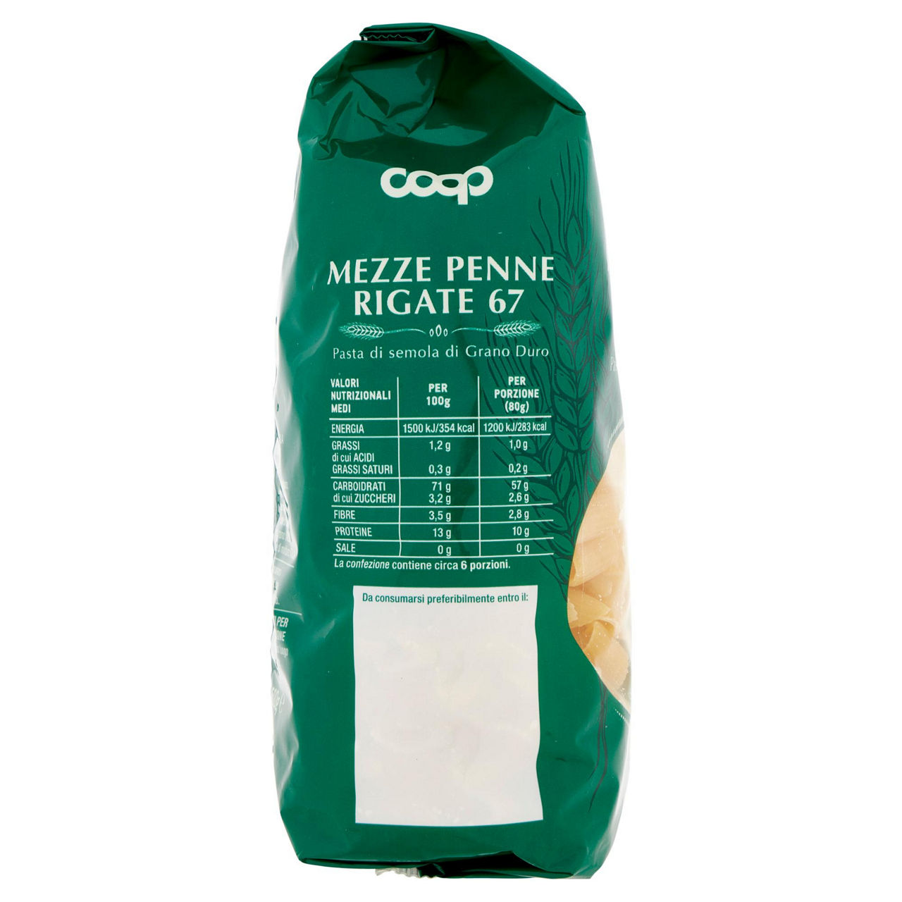 Mezze penne rigate pasta semola n.67 con grano italiano 500 g - Immagine 101