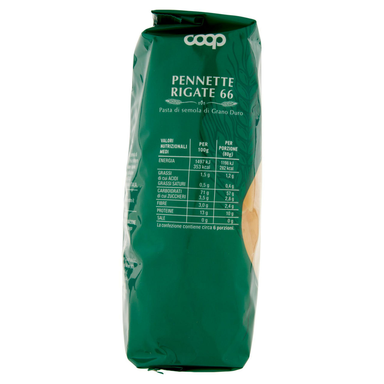 Pennette rigate pasta semola n.66 con grano italiano 500 g - Immagine 31