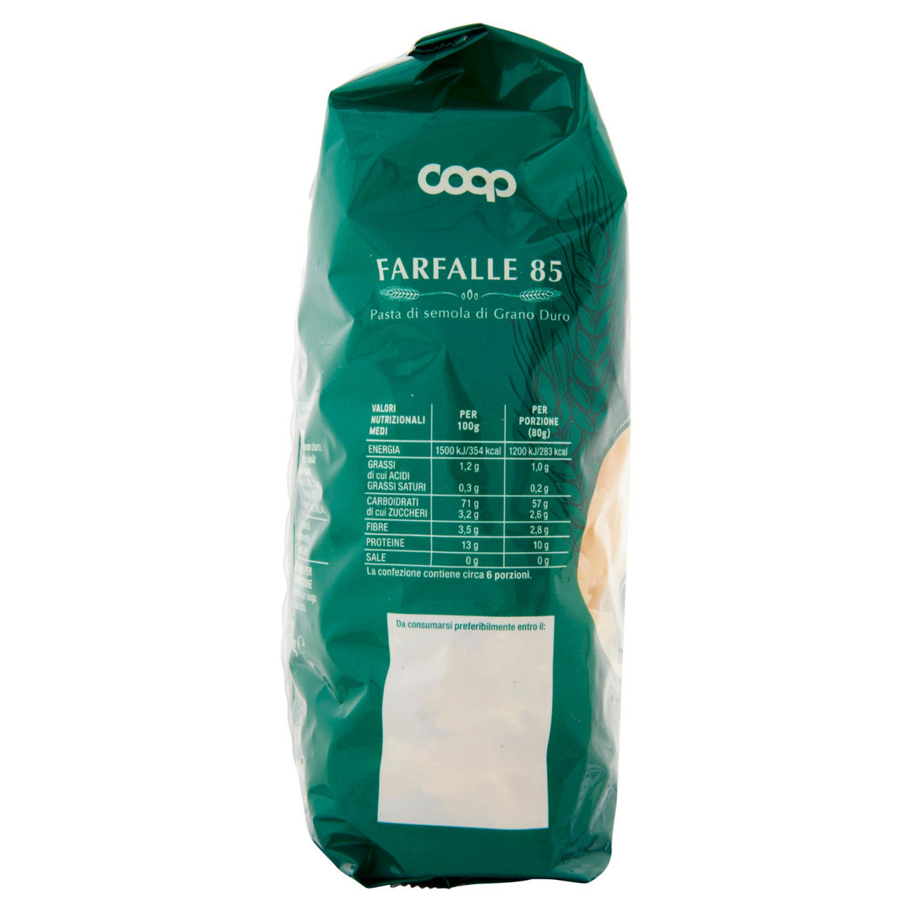 Farfalle pasta semola nr. 85 con grano italiano 500 g - Immagine 101
