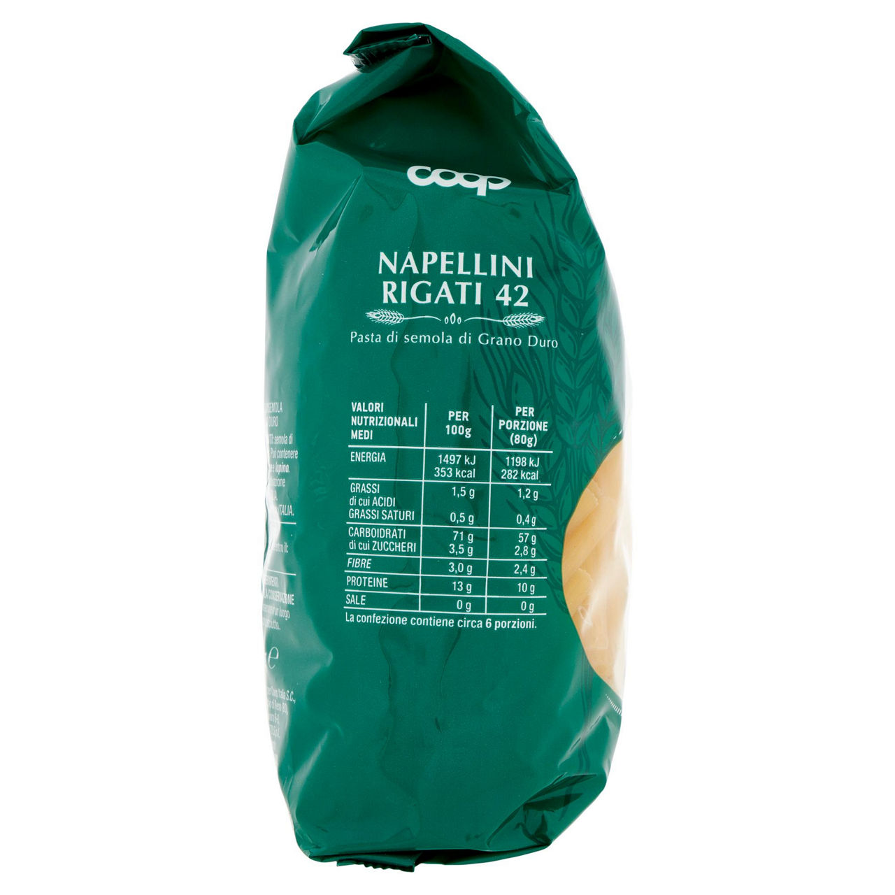 Napellini rigati pasta semola n 42 con grano italiano 500 g - Immagine 101