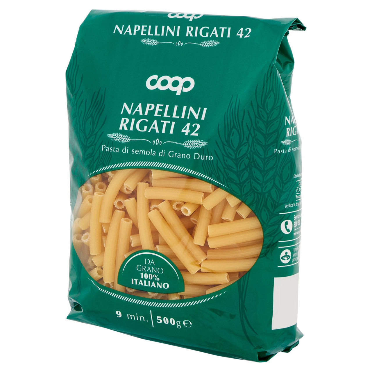 Napellini rigati pasta semola n 42 con grano italiano 500 g - Immagine 31
