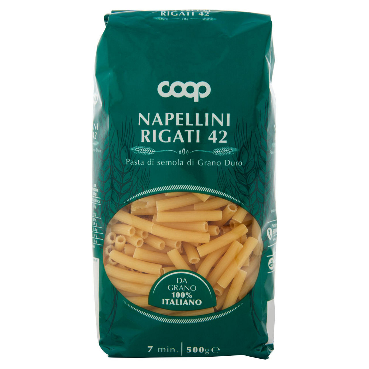 Napellini rigati pasta semola n 42 con grano italiano 500 g - Immagine 11