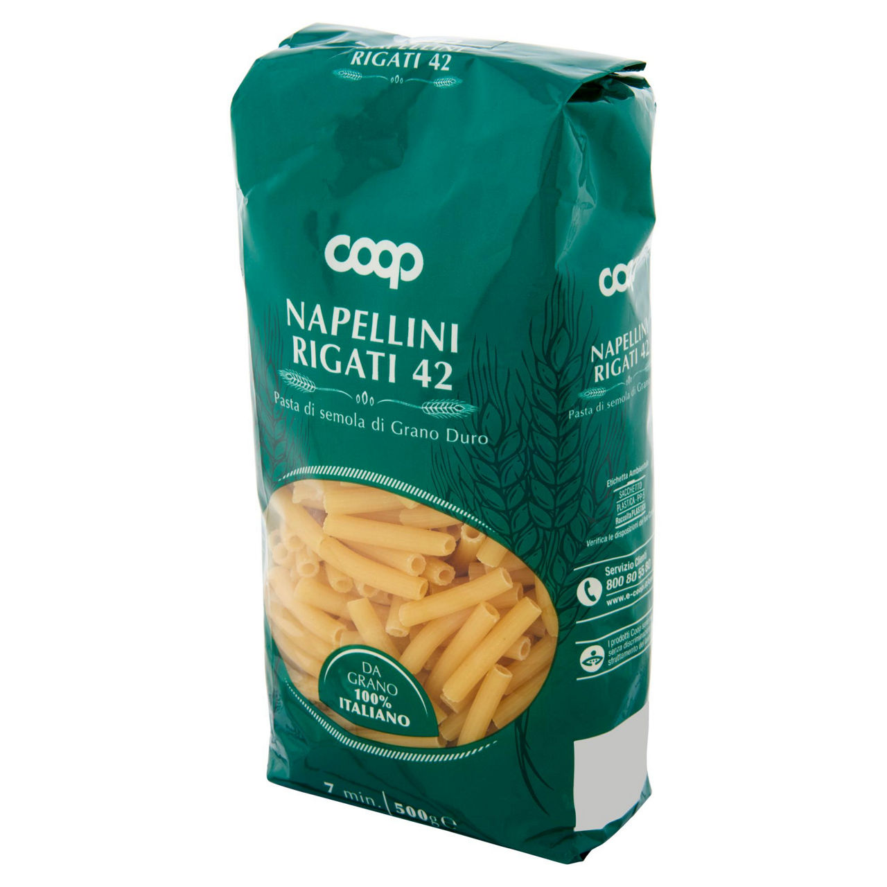 Napellini rigati pasta semola n 42 con grano italiano 500 g - Immagine 71