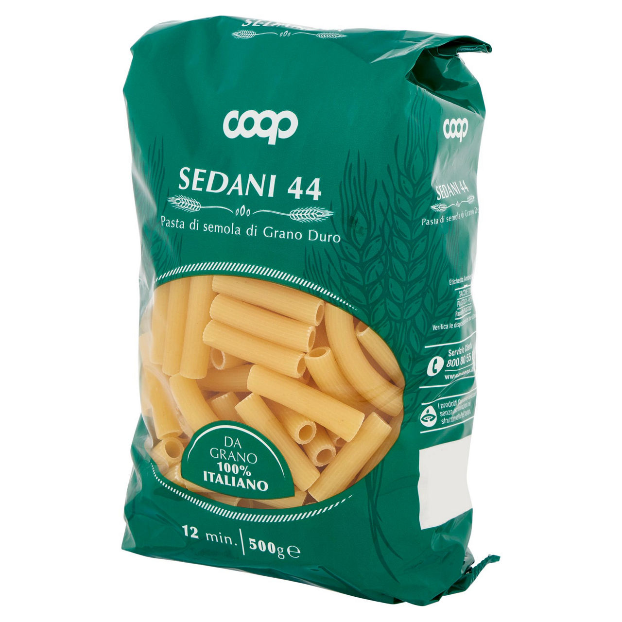 Sedani pasta semola n.44 con grano italiano 500 g - Immagine 121