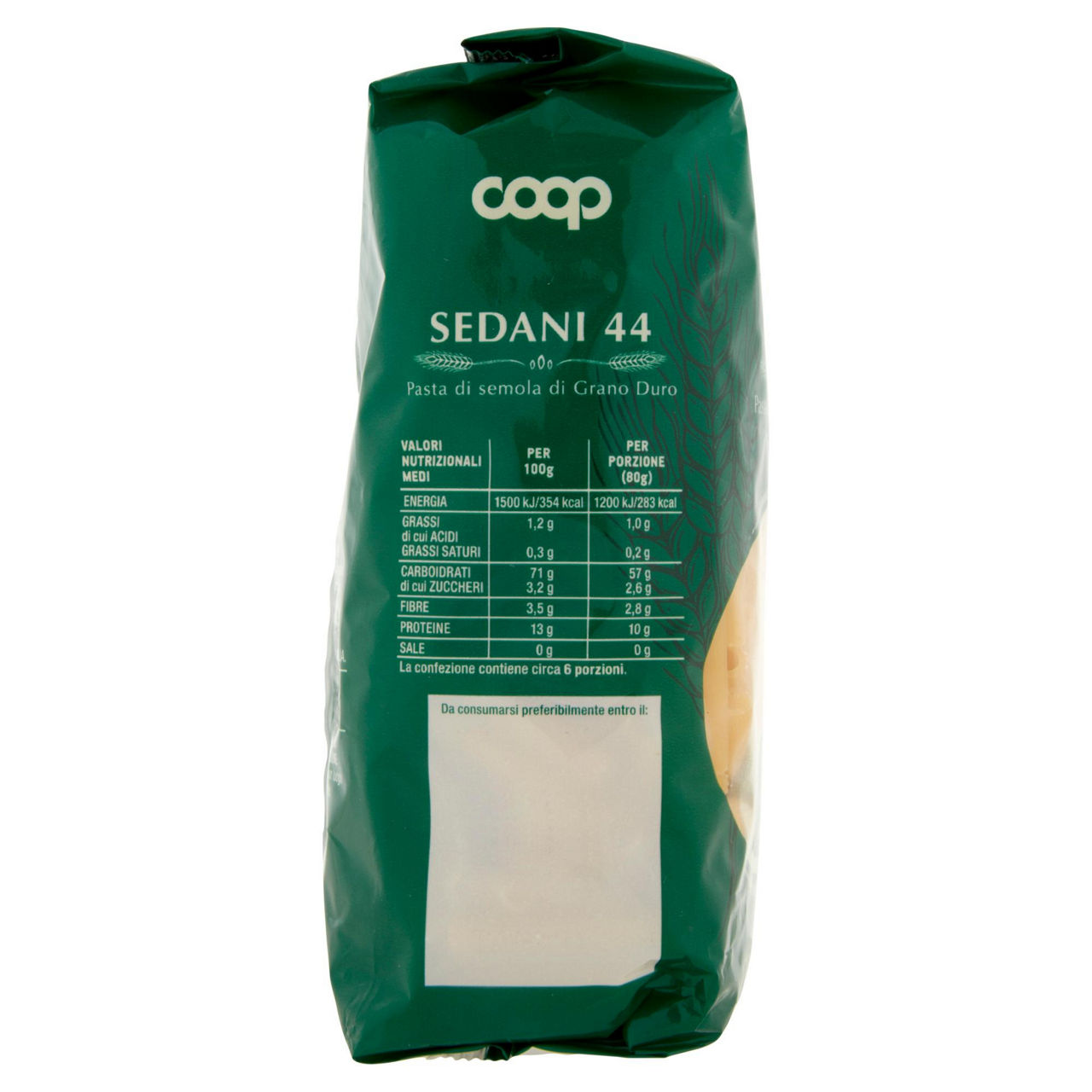 Sedani pasta semola n.44 con grano italiano 500 g - Immagine 91