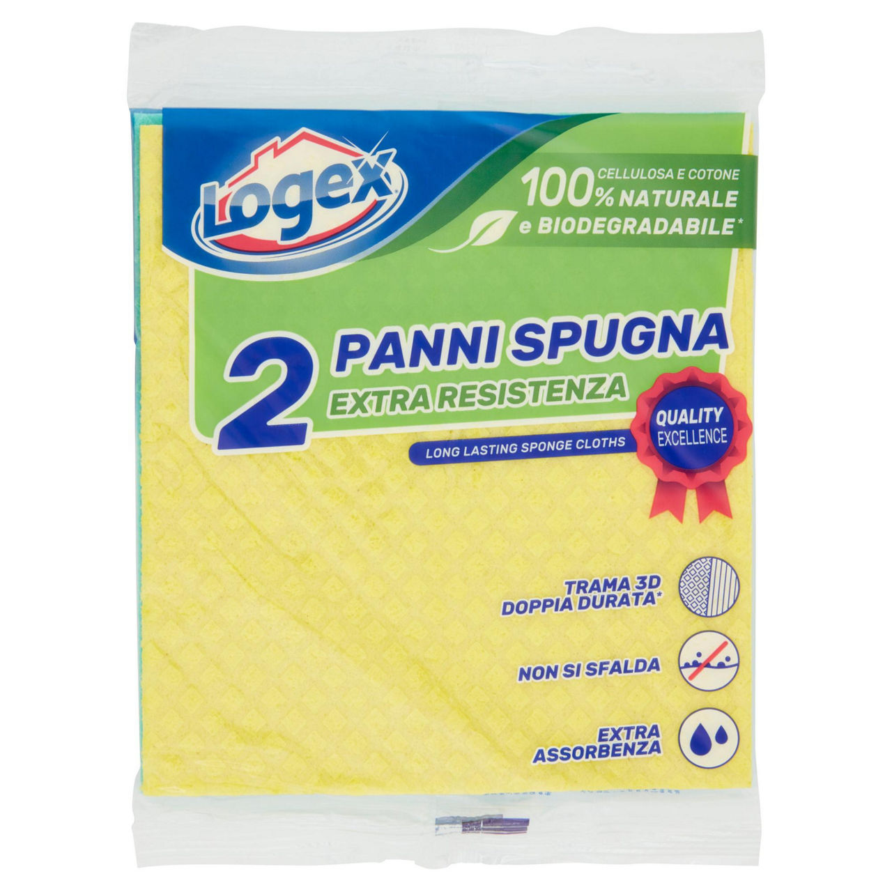 Panni spugna extra resistenza 2 pz - Immagine 01