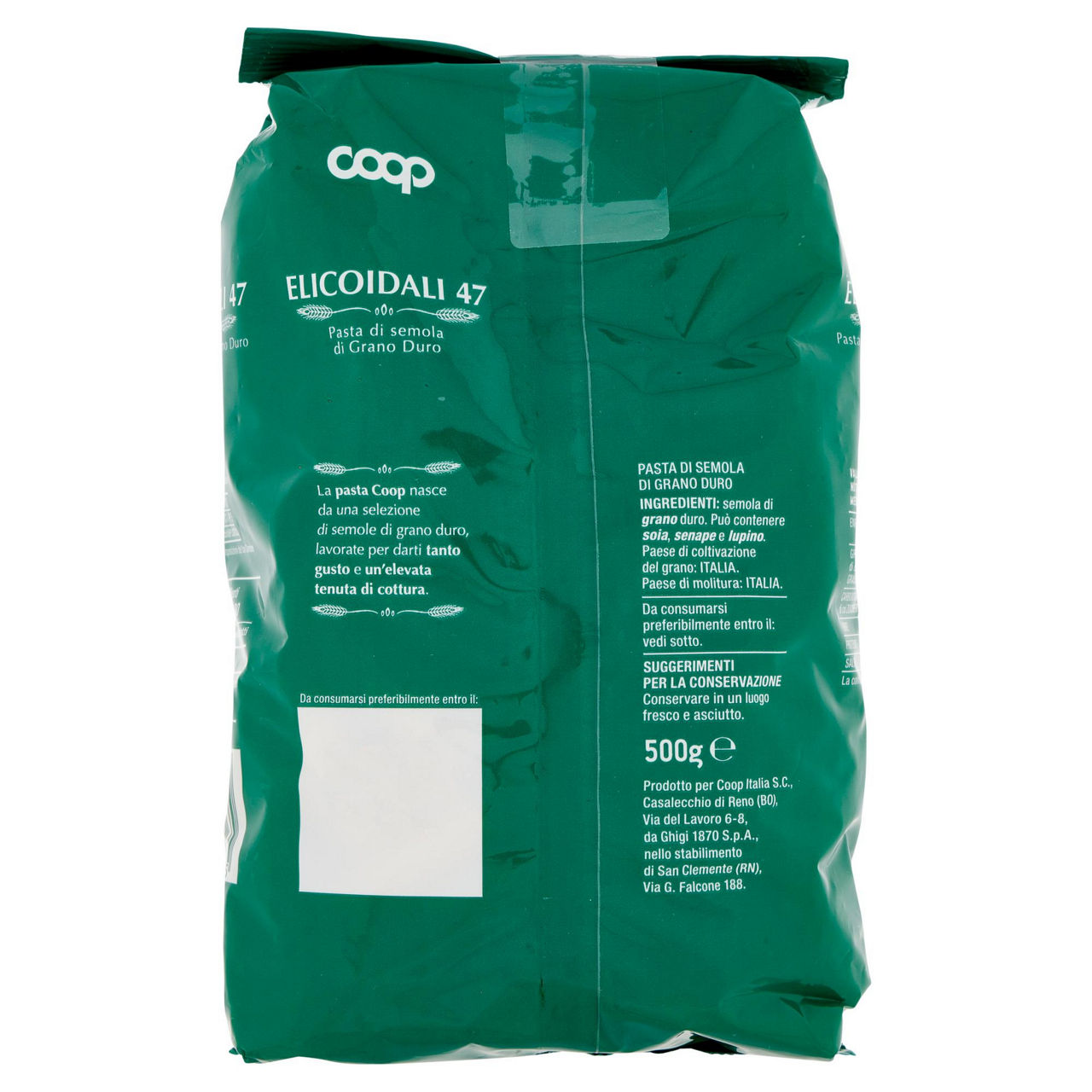 Elicoidali n. 47 pasta di semola di grano duro 500 gr - Immagine 111