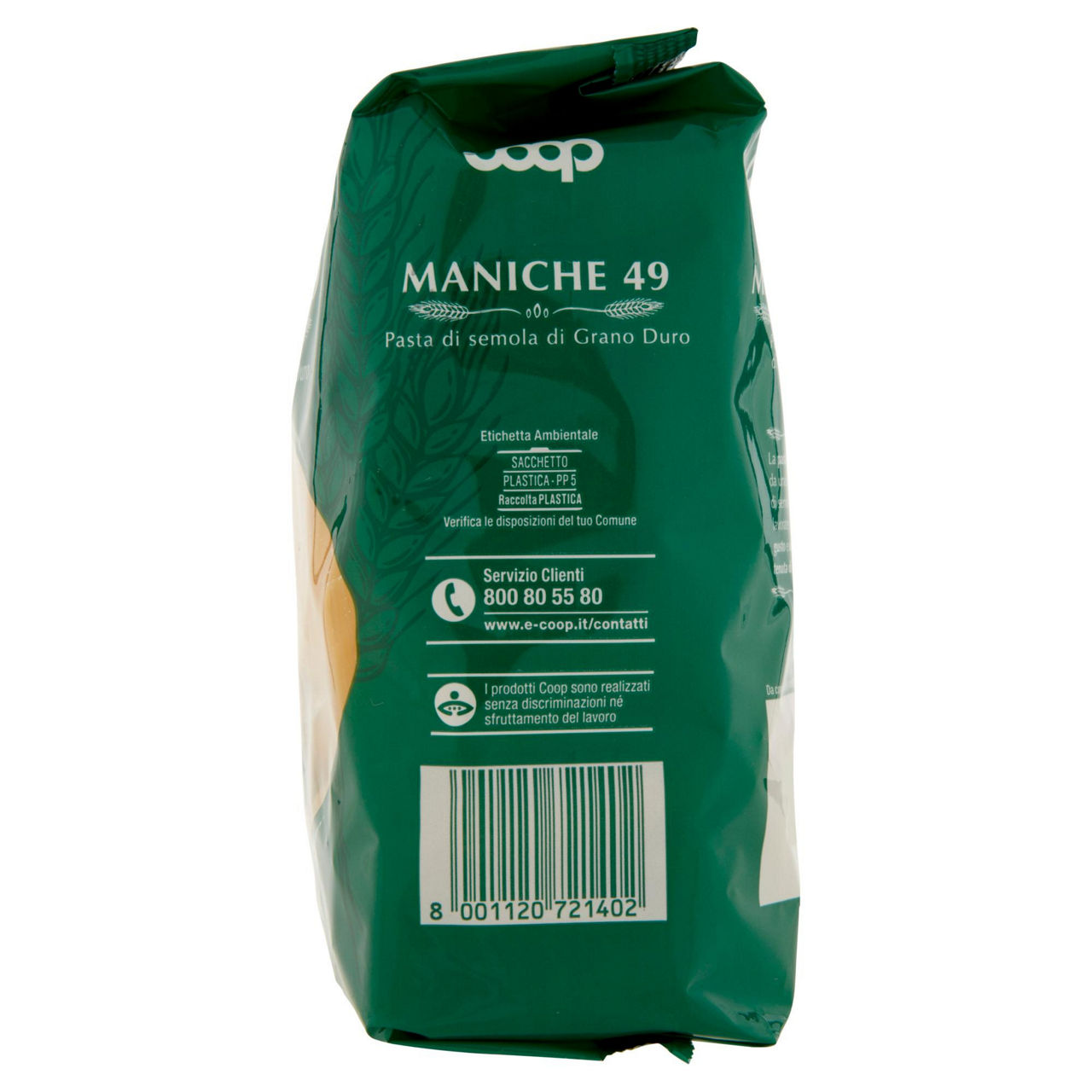 Maniche pasta semola n.49 con grano italiano 500 g - Immagine 101