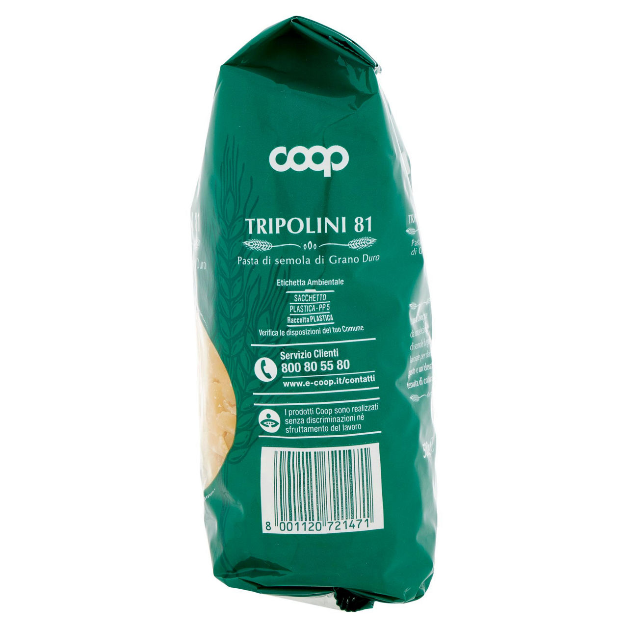 Pasta semola tripolini n.81 coop g500 con grano italiano - Immagine 41