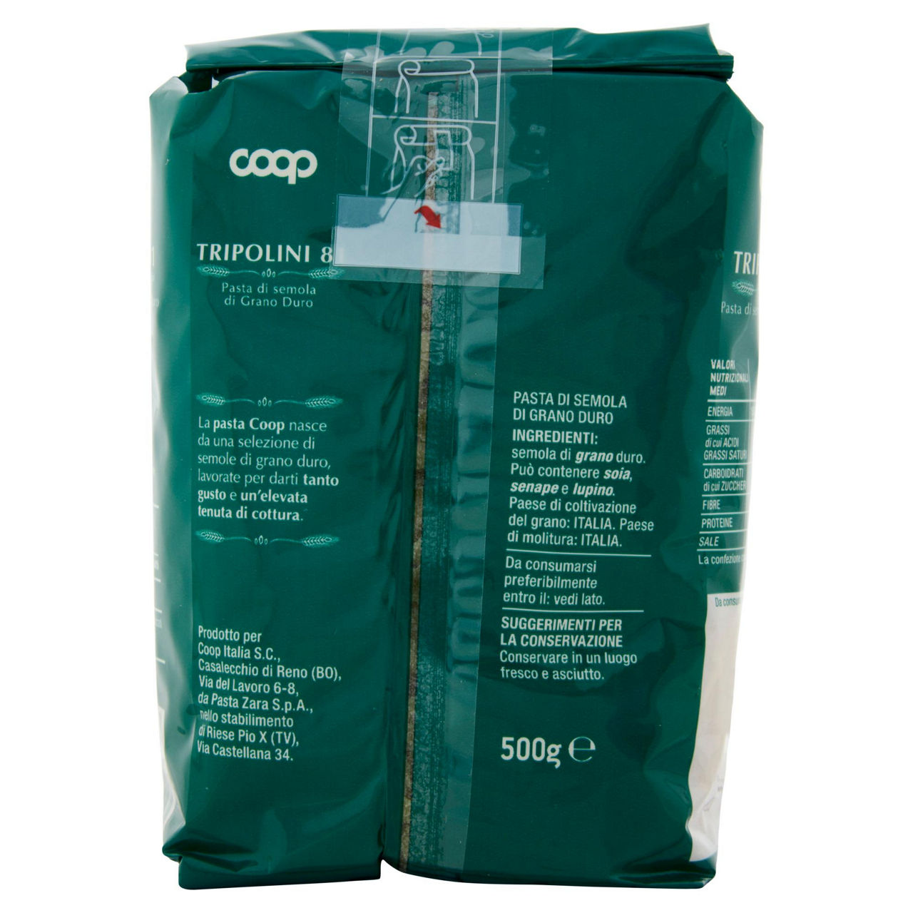 Pasta semola tripolini n.81 coop g500 con grano italiano - Immagine 31