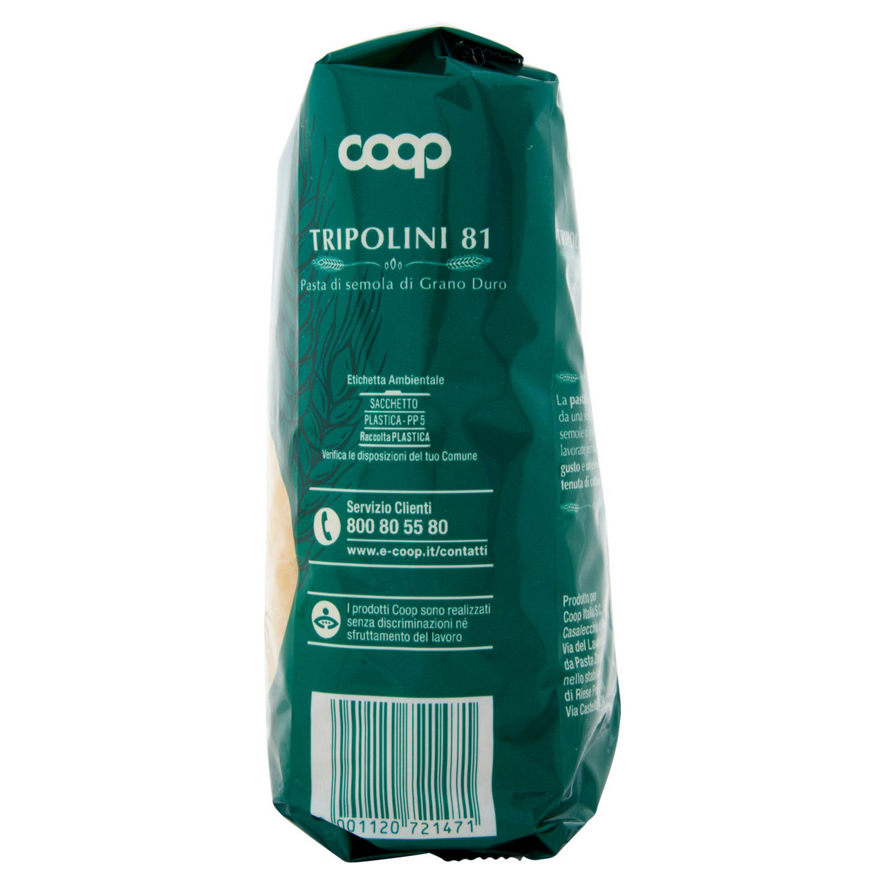 Pasta semola tripolini n.81 coop g500 con grano italiano - Immagine 21