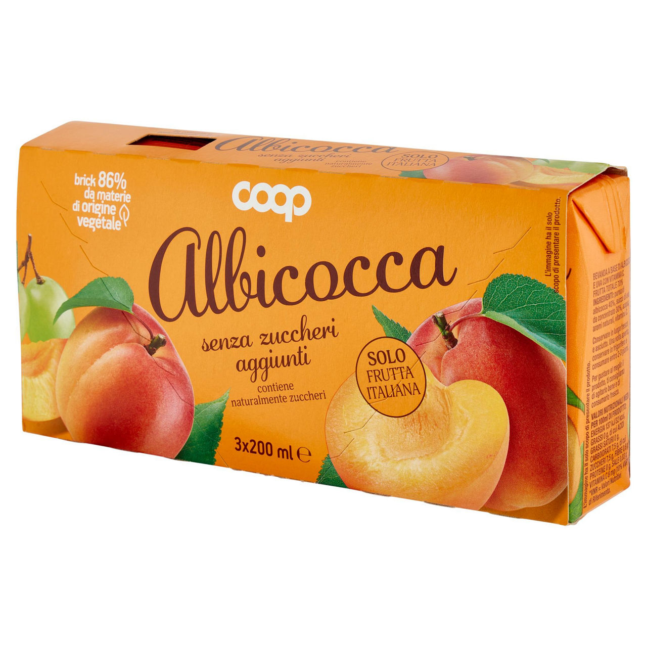 Bevanda senza zuccheri aggiunti albicocca coop cluster ml 200 x 3 - Immagine 41