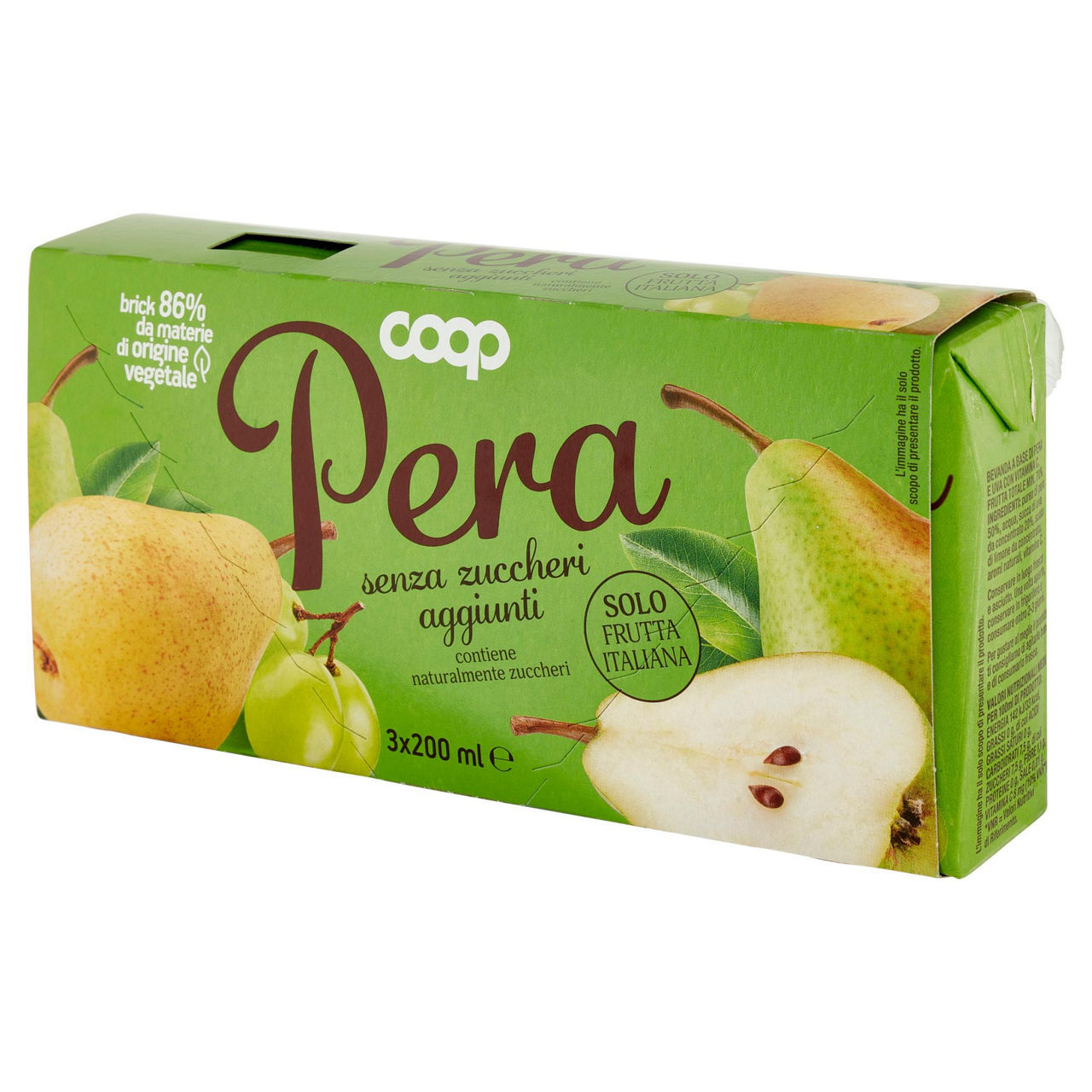 Bevanda senza zuccheri aggiunti pera coop cluster ml 200 x 3 - Immagine 51