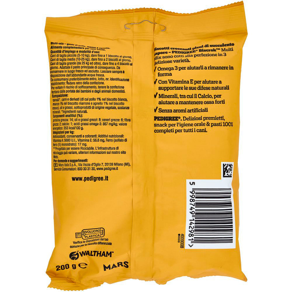 Immagine 3 di 6 del prodotto Biscotti croccanti per cani multi mix 200 gr