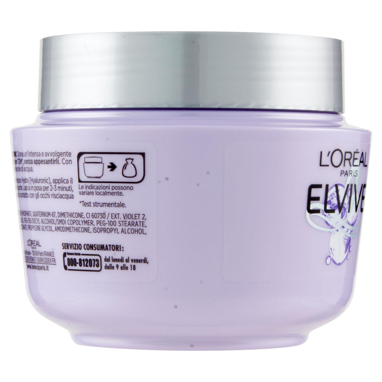 Maschera per capelli idratante Hydra Hyaluronic 300 ml - Immagine 41
