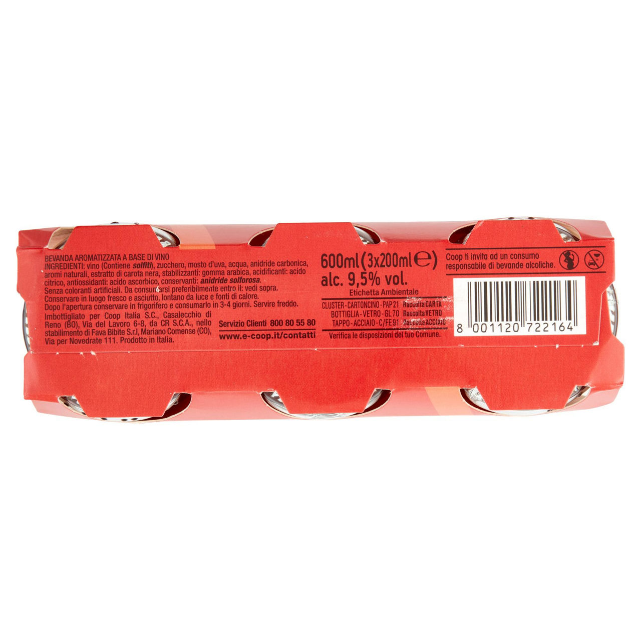 Aperitivo alcolico pronto Spritz 3 pz x 200 ml - Immagine 41