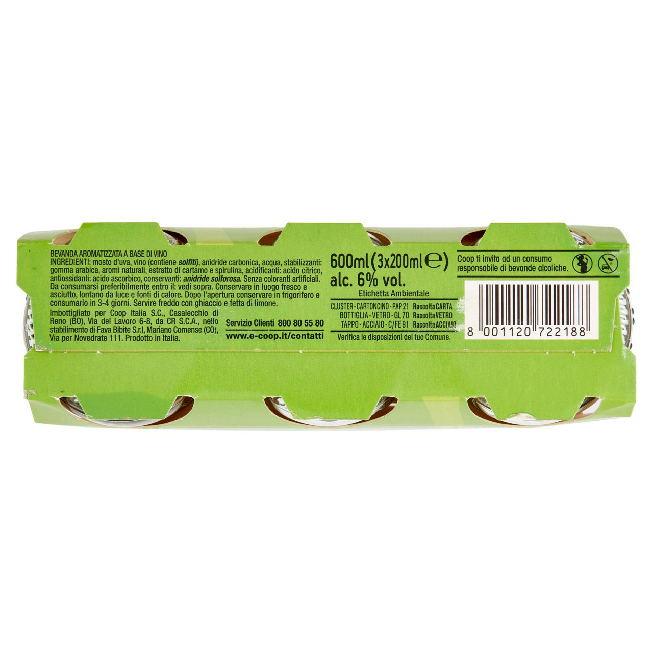 Aperitivo alcolico pronto Hugo 3 pz x 200 ml - Immagine 31