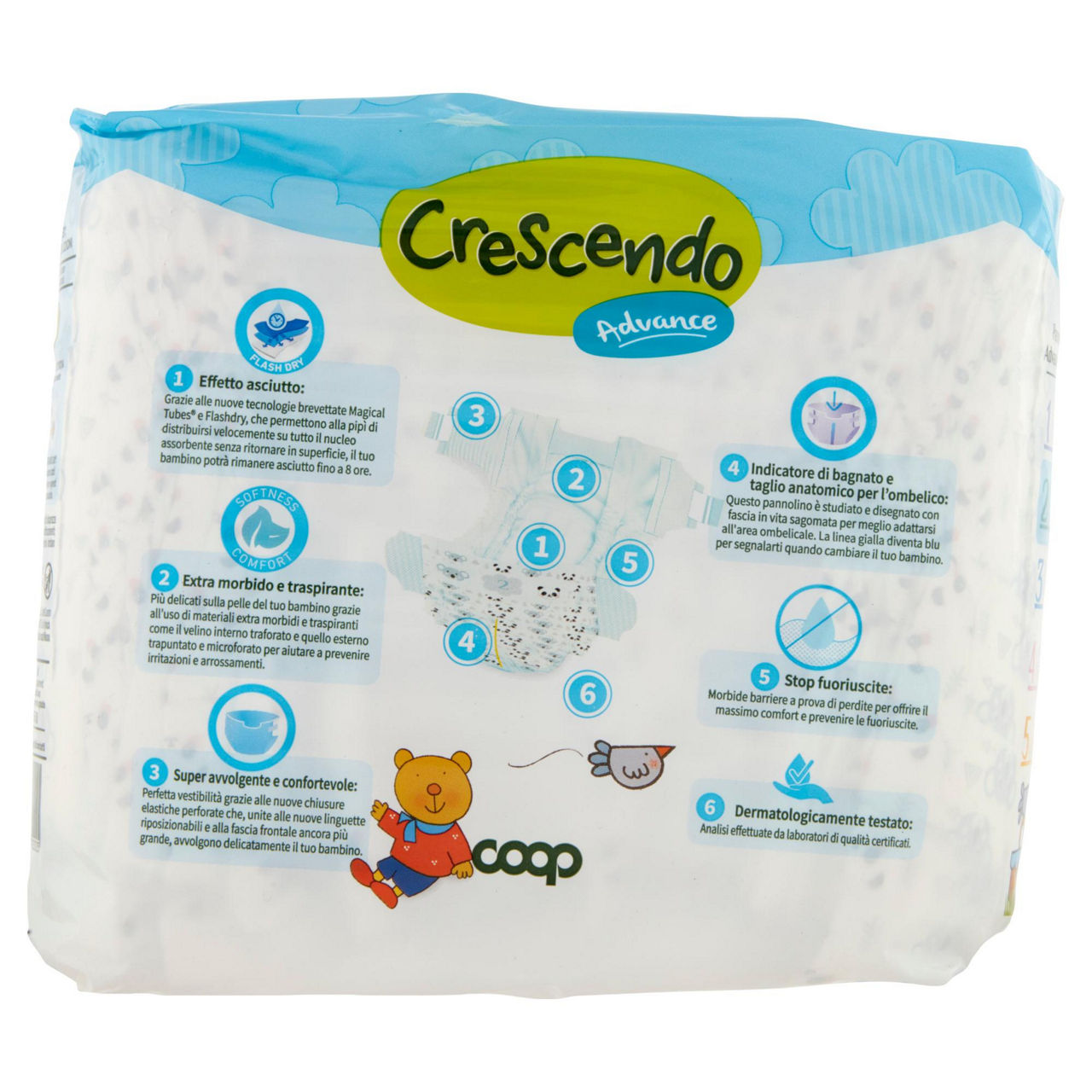 Pannolini coop crescendo advance tg 2 pz.28 - Immagine 11