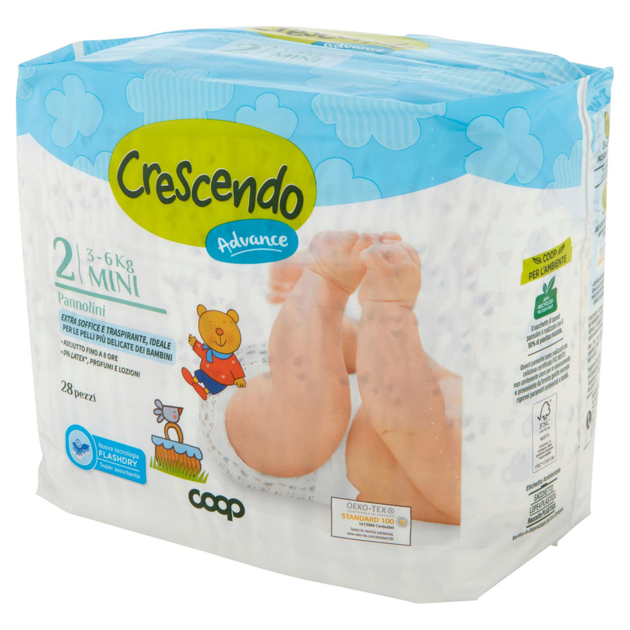 Pannolini coop crescendo advance tg 2 pz.28 - Immagine 21
