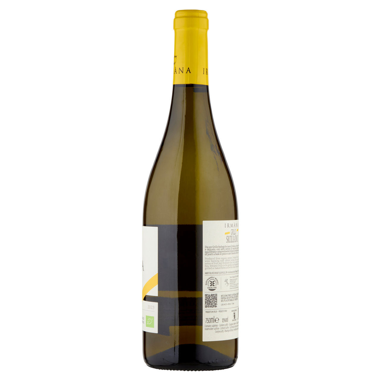 Vino bianco Irmàna Grillo Sicilia DOC bio 750 ml - Immagine 41