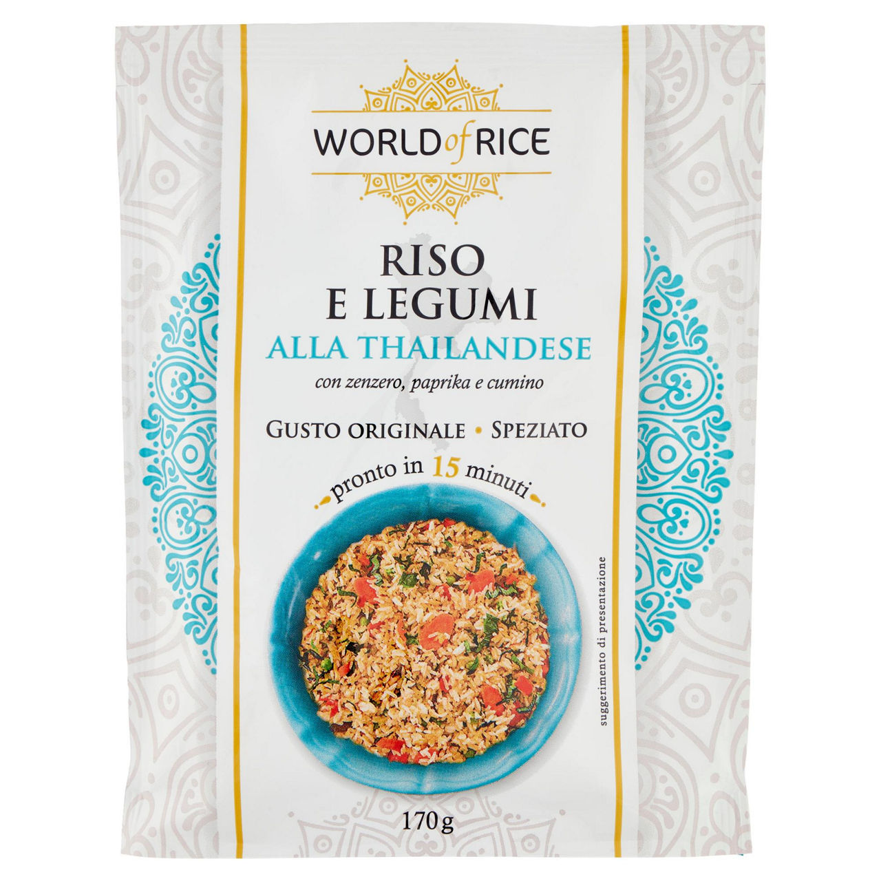 Riso e legumi alla thailandese 170 gr - Immagine 01