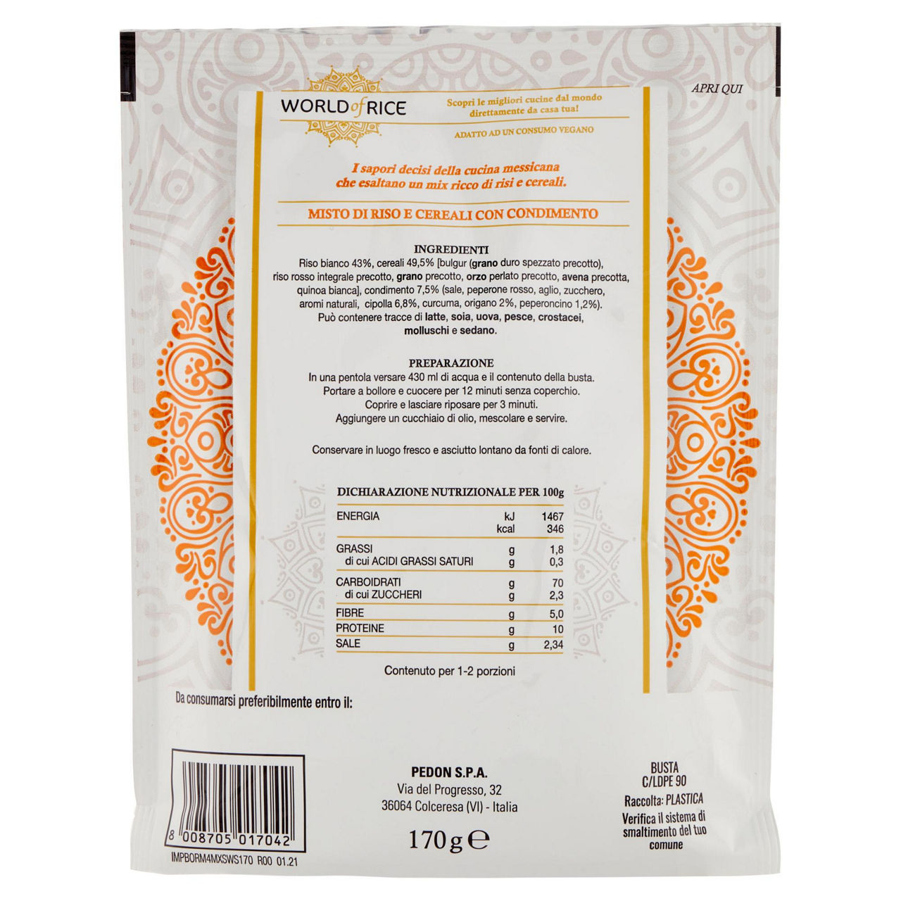 Riso e cereali messicana 170gr - Immagine 31