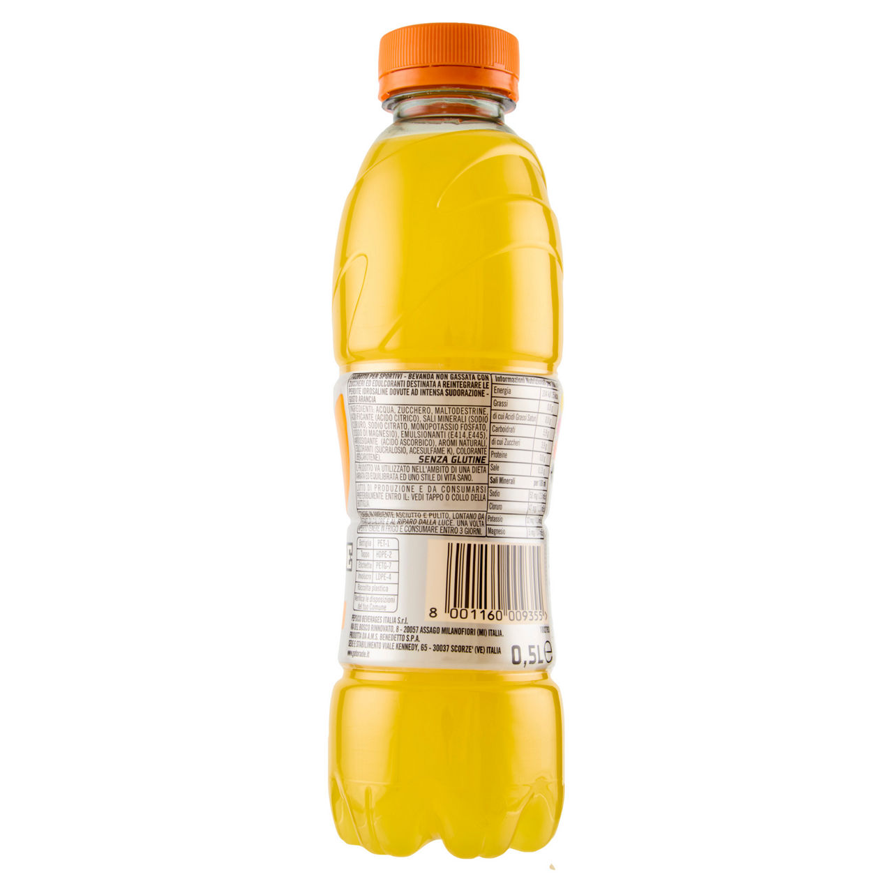 Integratore salino gatorade gusto arancia rpet 100% tappo sport ml 500 - Immagine 11