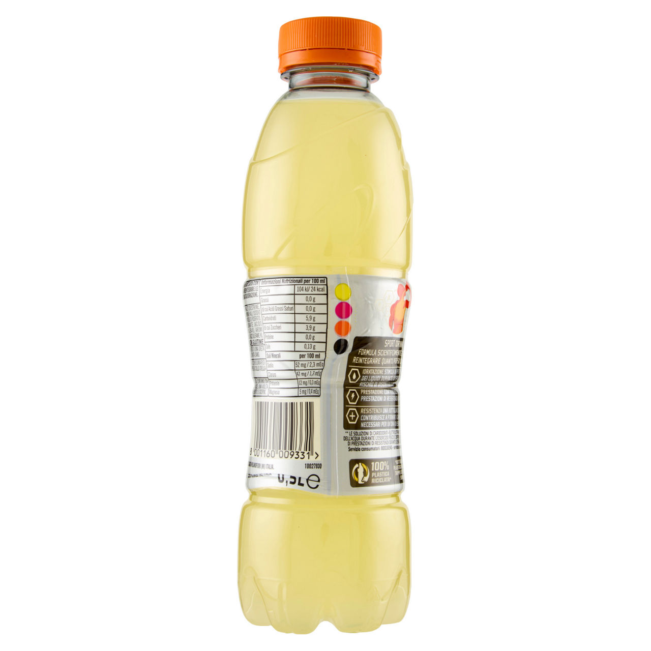 Integratore salino gatorade gusto limone rpet 100% tappo sport ml 500 - Immagine 21