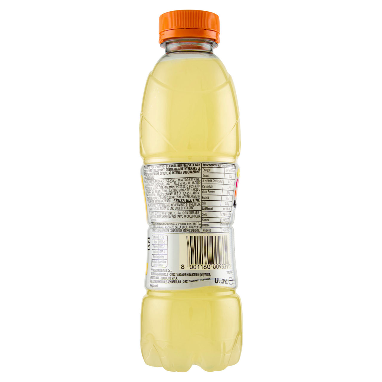 Integratore salino gatorade gusto limone rpet 100% tappo sport ml 500 - Immagine 51
