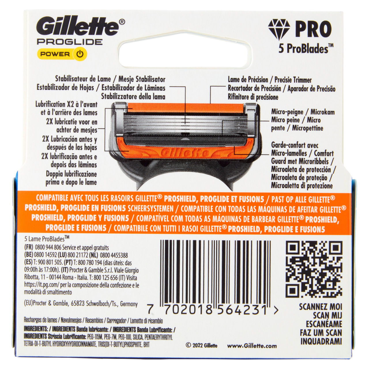 Lame di ricambio gillette fusion proglide power pz.4 - Immagine 41