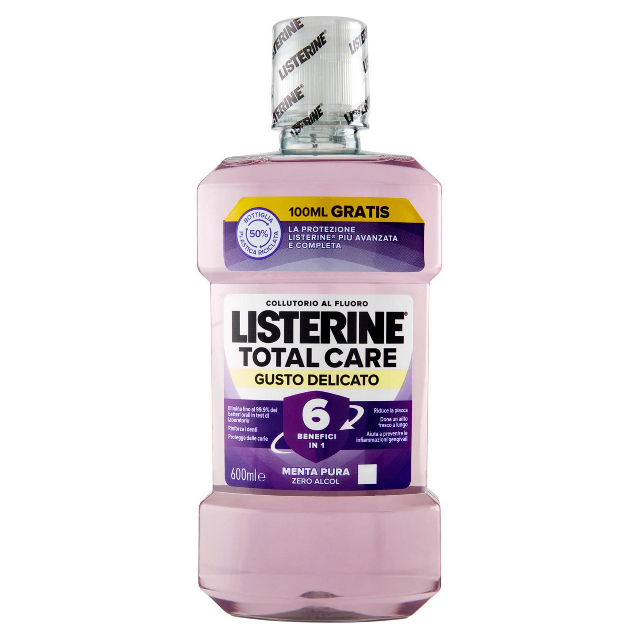 Collutorio Total Care gusto delicato 500 ml + 100 gratis