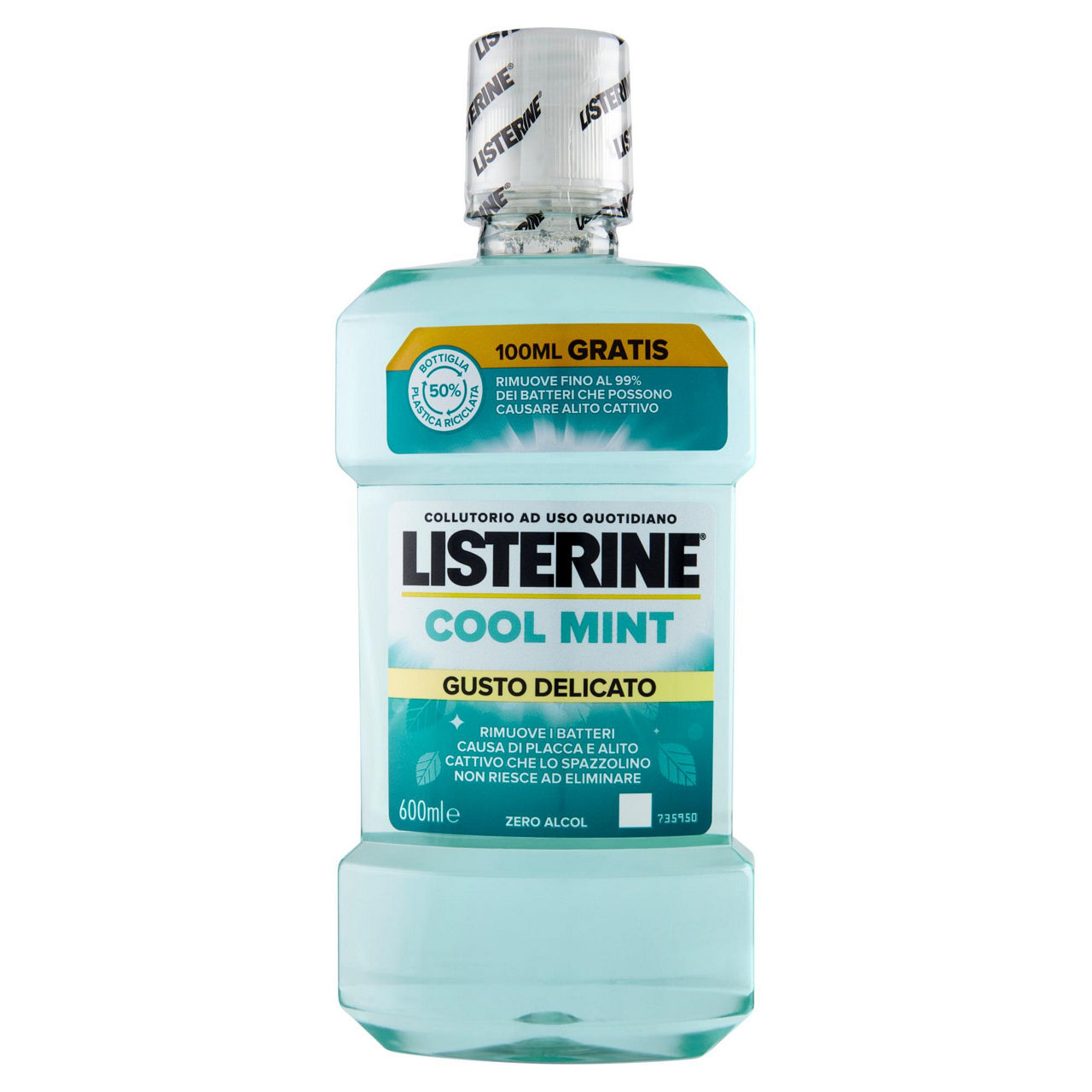 Collutorio Coolmint gusto delicato 500 ml + 100 gratis - Immagine 01