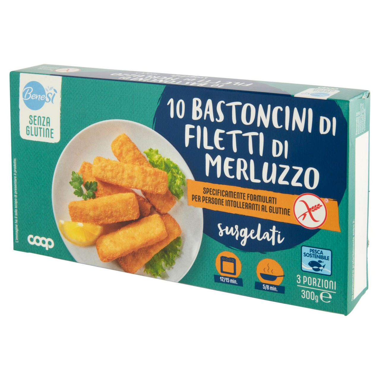 Bastoncini di filetti di merluzzo senza glutine surgelati 300 gr - Immagine 51