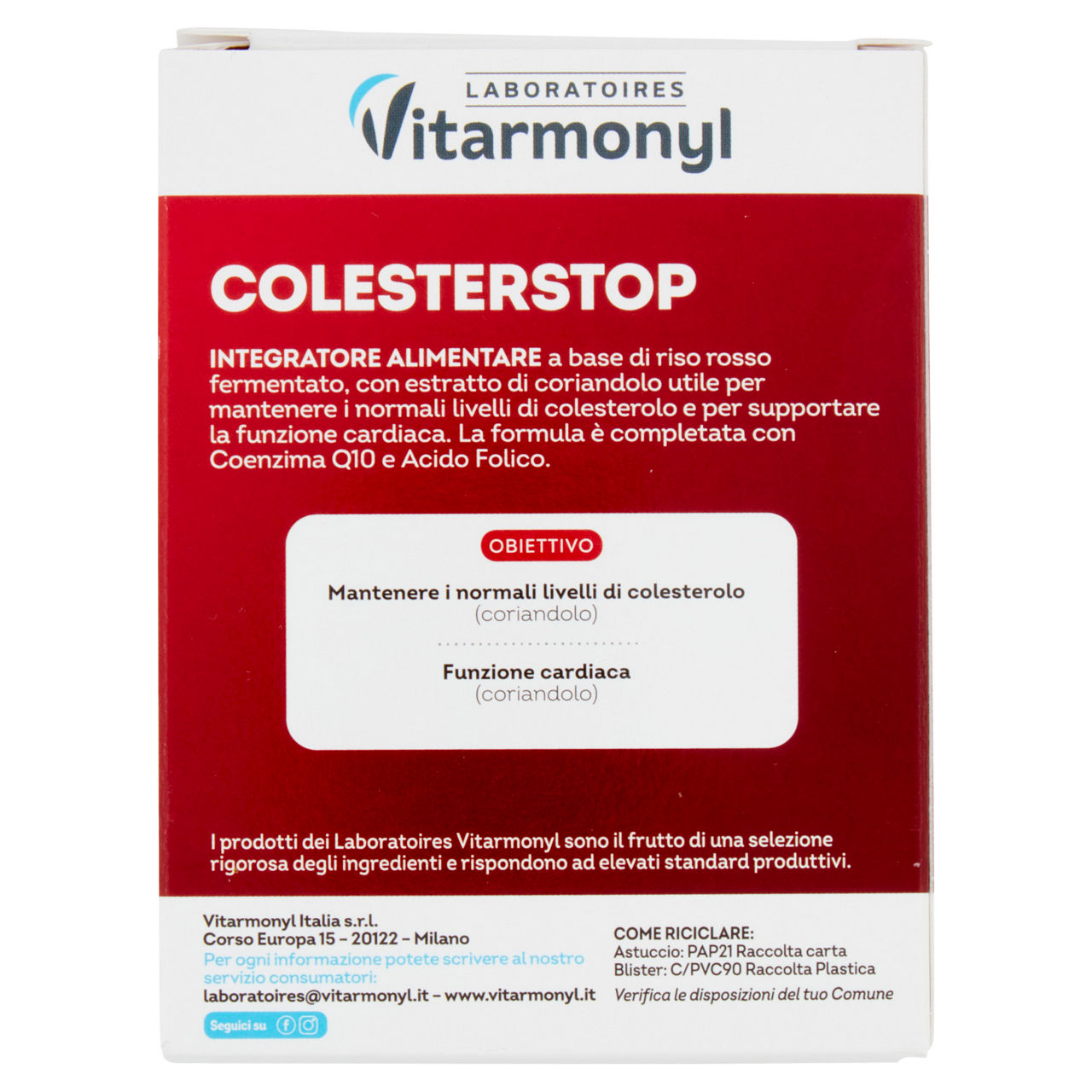 Integratore alimentare ColesterStop 20 capsule - Immagine 41