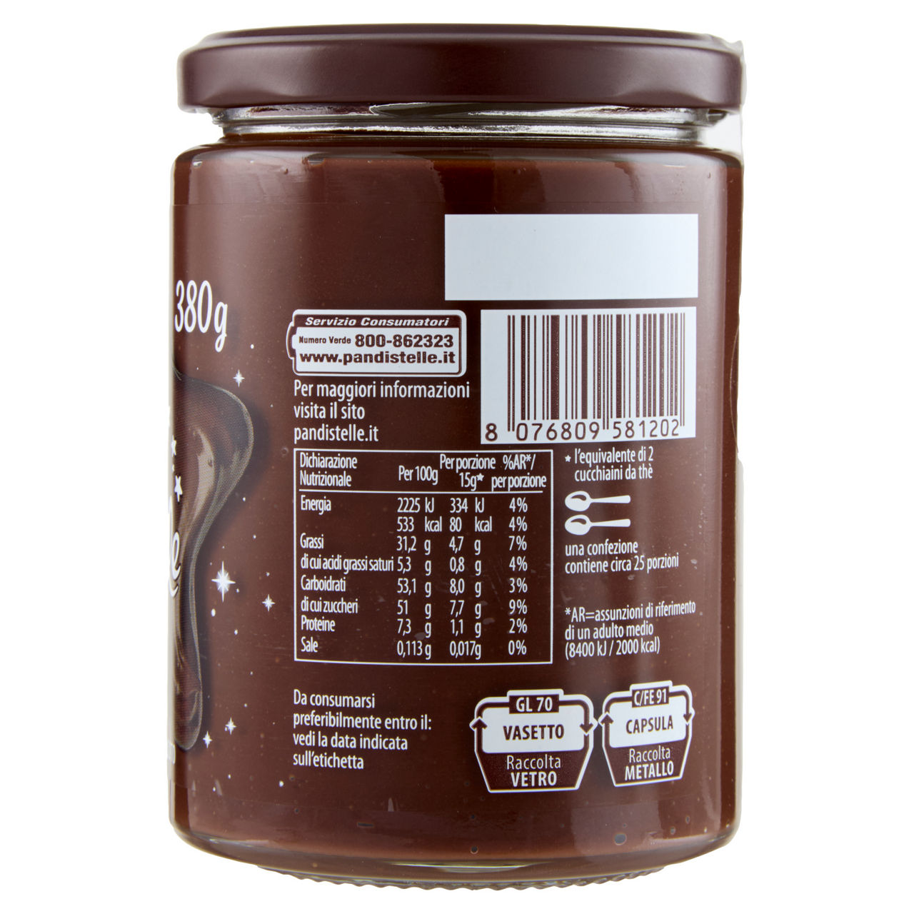 Crema spalmabile con granella di biscotto 380 gr - Immagine 51