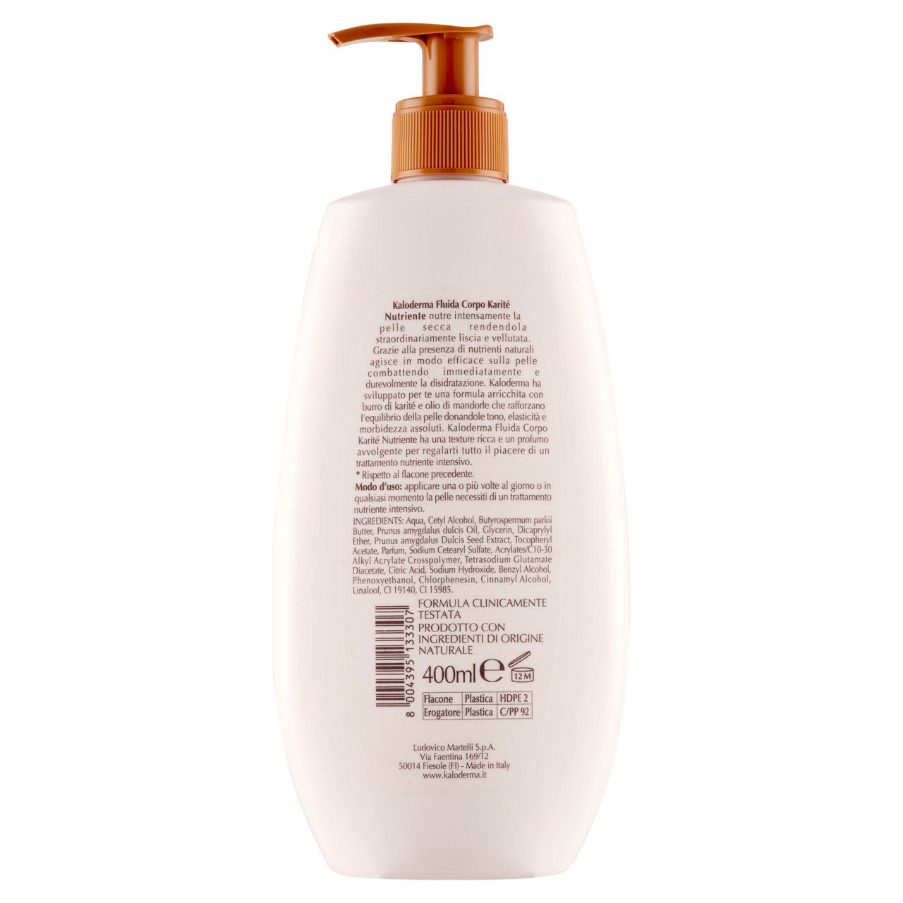 Crema corpo fluida nutriente con burro di karité 400 ml - Immagine 51