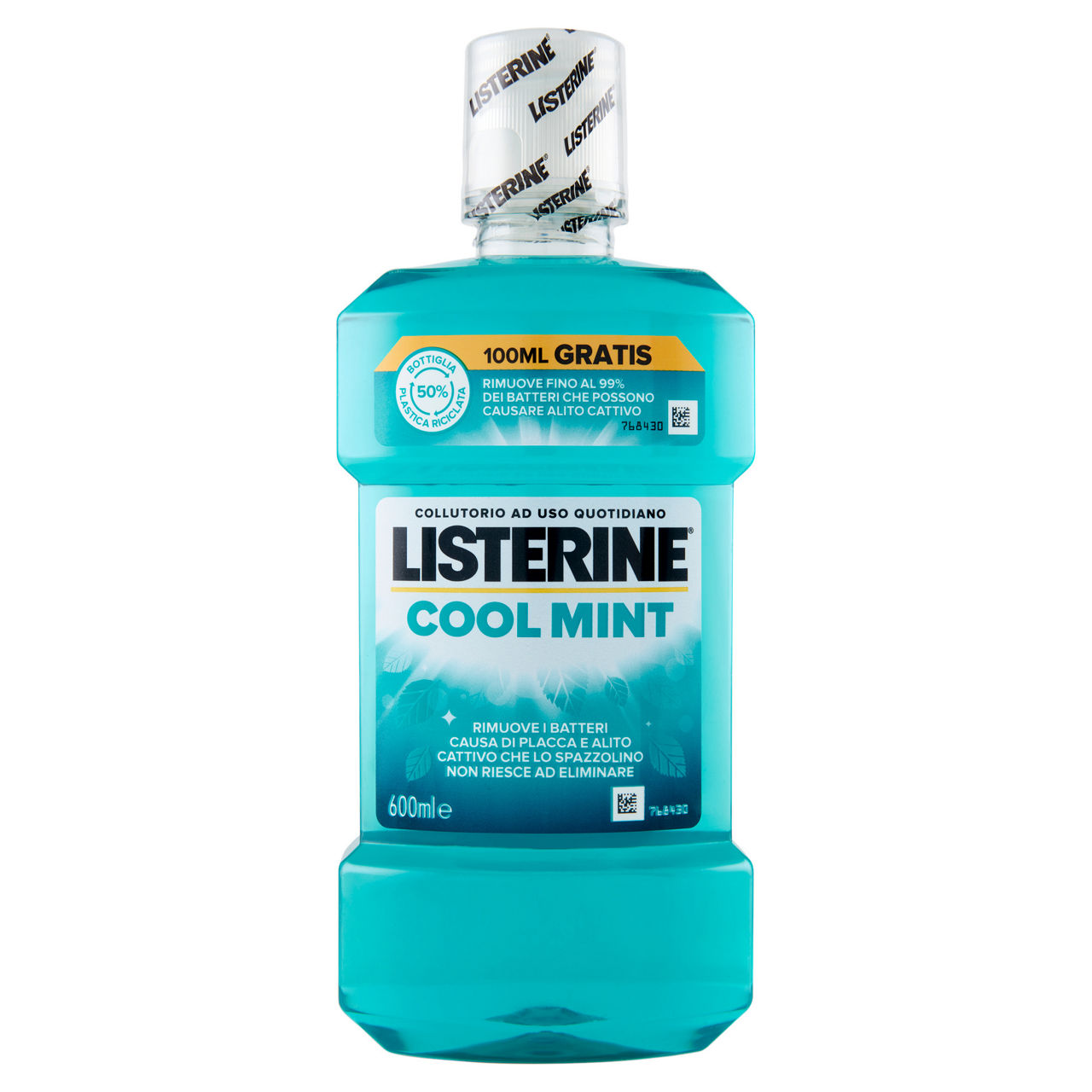 Collutorio Cool Mint 500 ml + 100 ml gratis - Immagine 01