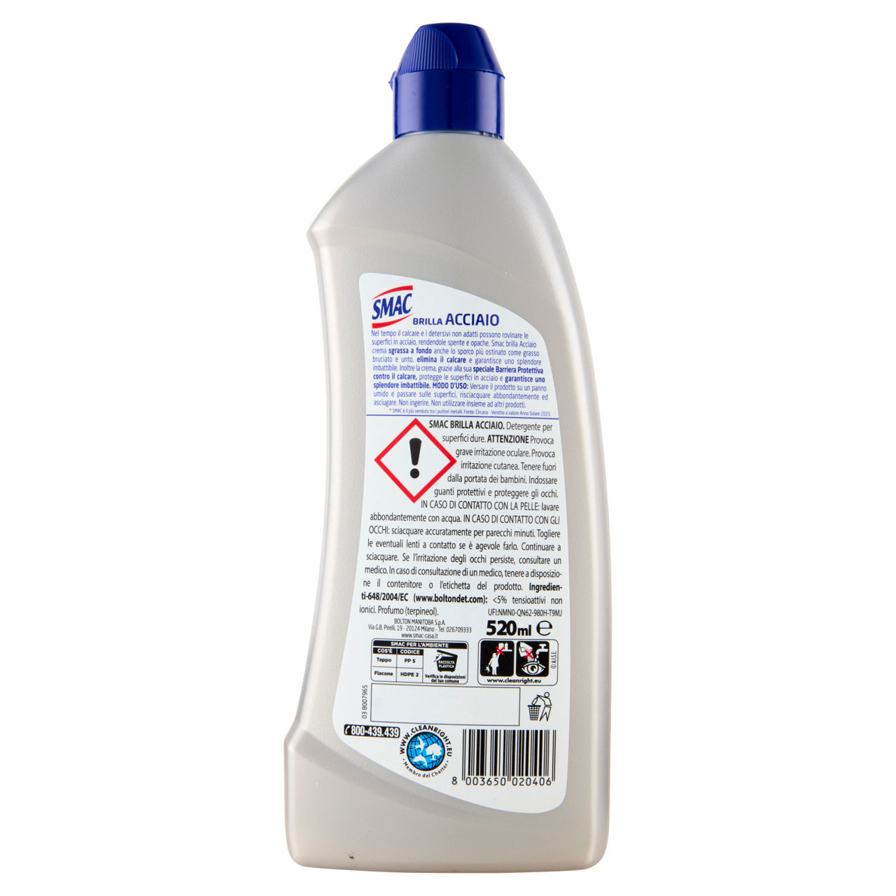 Detergente in crema per superfici in acciaio 520 ml - Immagine 31