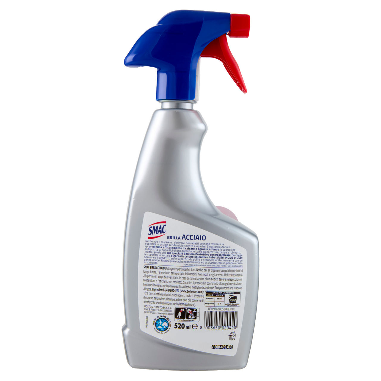 Detergente spray per superfici in acciaio 520 ml - Immagine 51