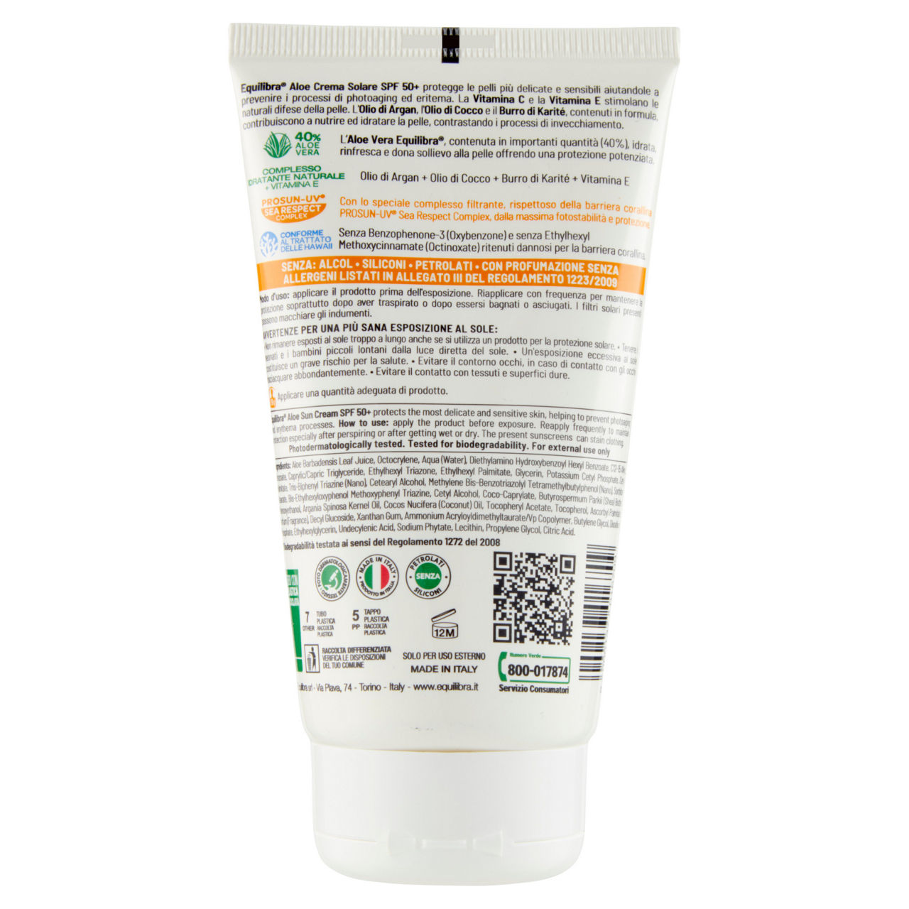 Solare prosun-uv equilibra aloe spf50+ ml 150 - Immagine 21