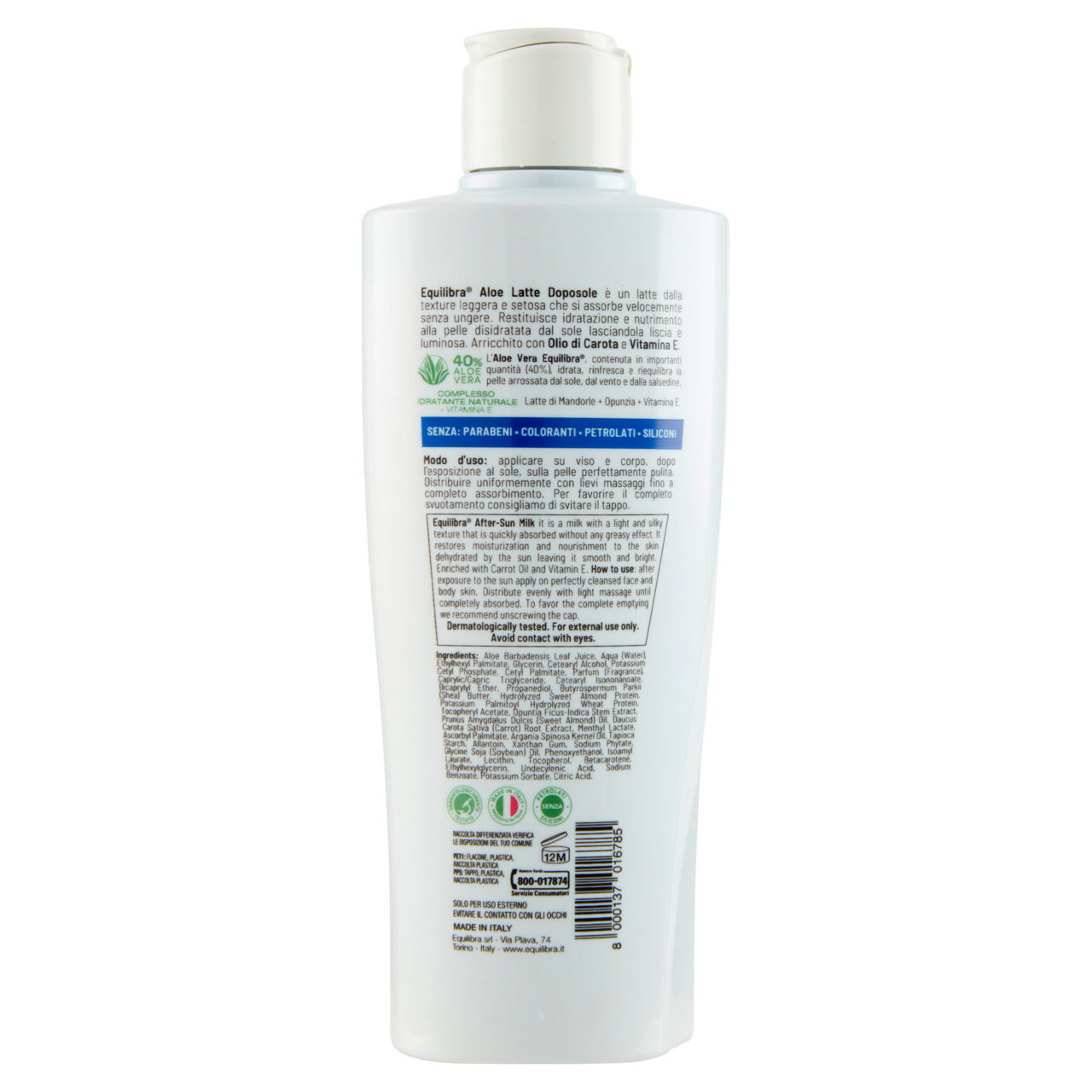 Latte doposole idratante all'aloe 200 ml - Immagine 31