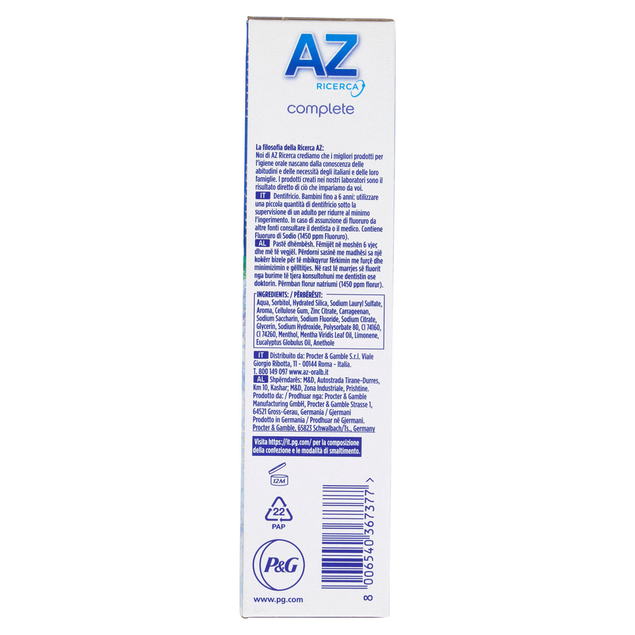 Dentifricio complete plus protezione e pulizia 65 ml - Immagine 21