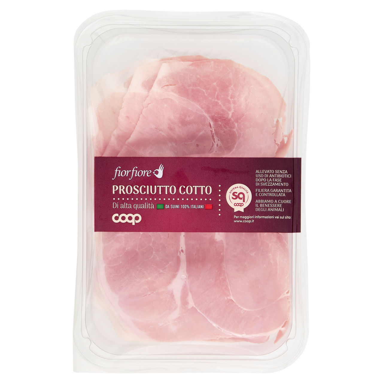 Prosciutto cotto di alta qualità 70 gr