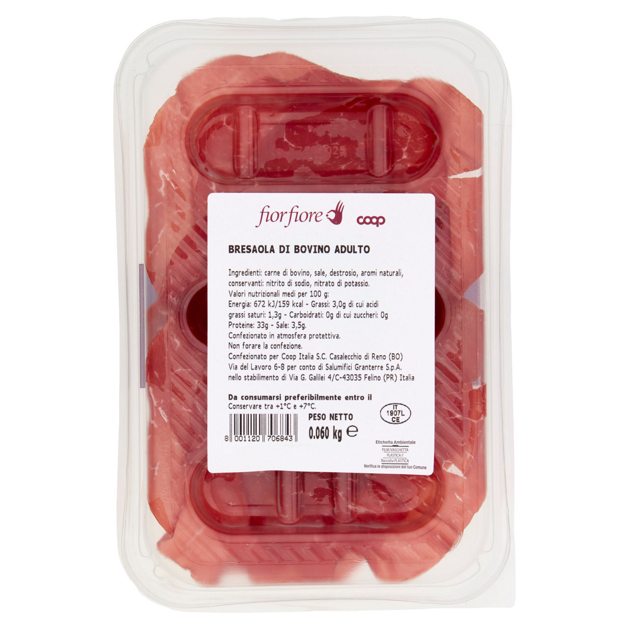 Bresaola di bovino adulto 60 gr - Immagine 11