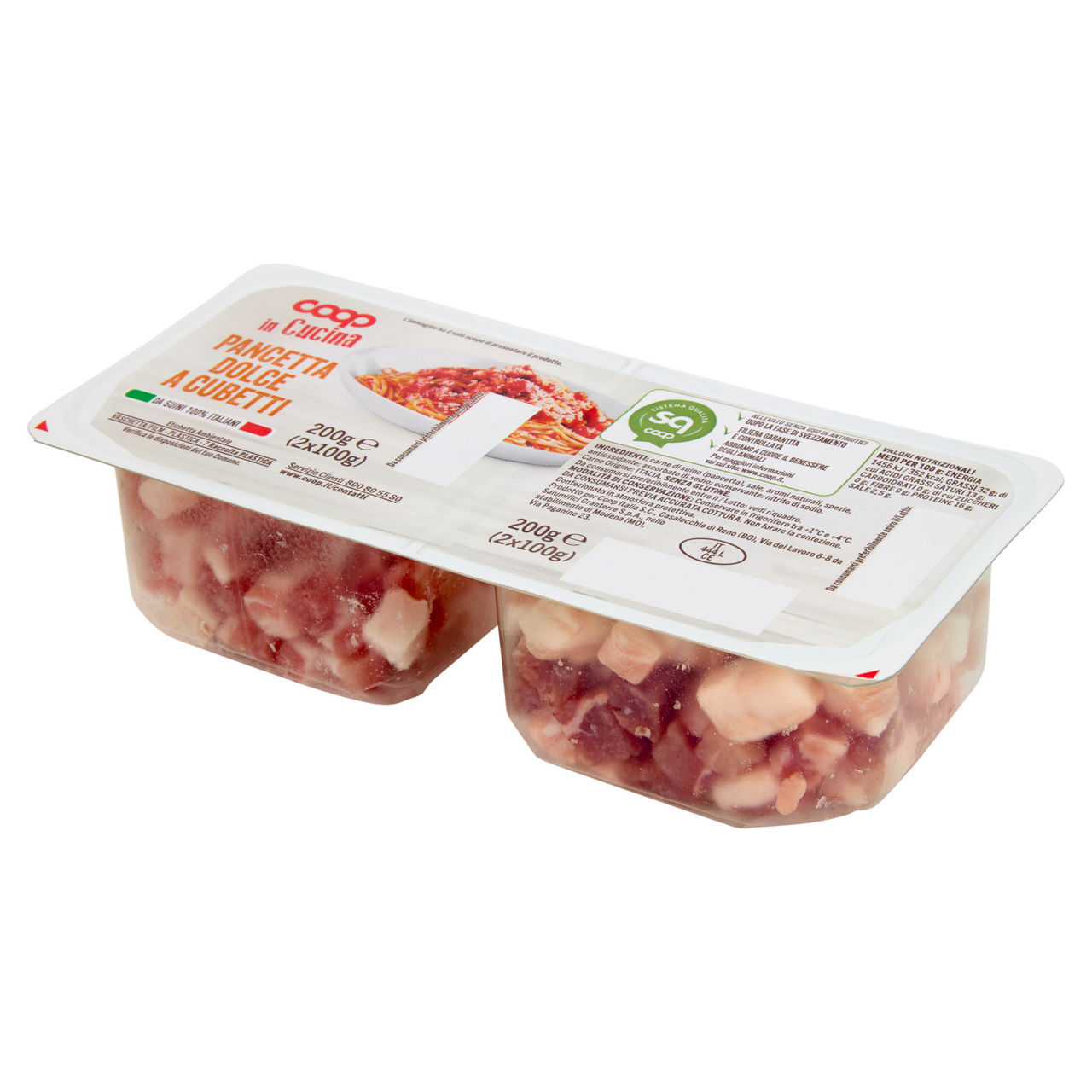 Pancetta dolce a cubetti 2 pz 200 gr - Immagine 71