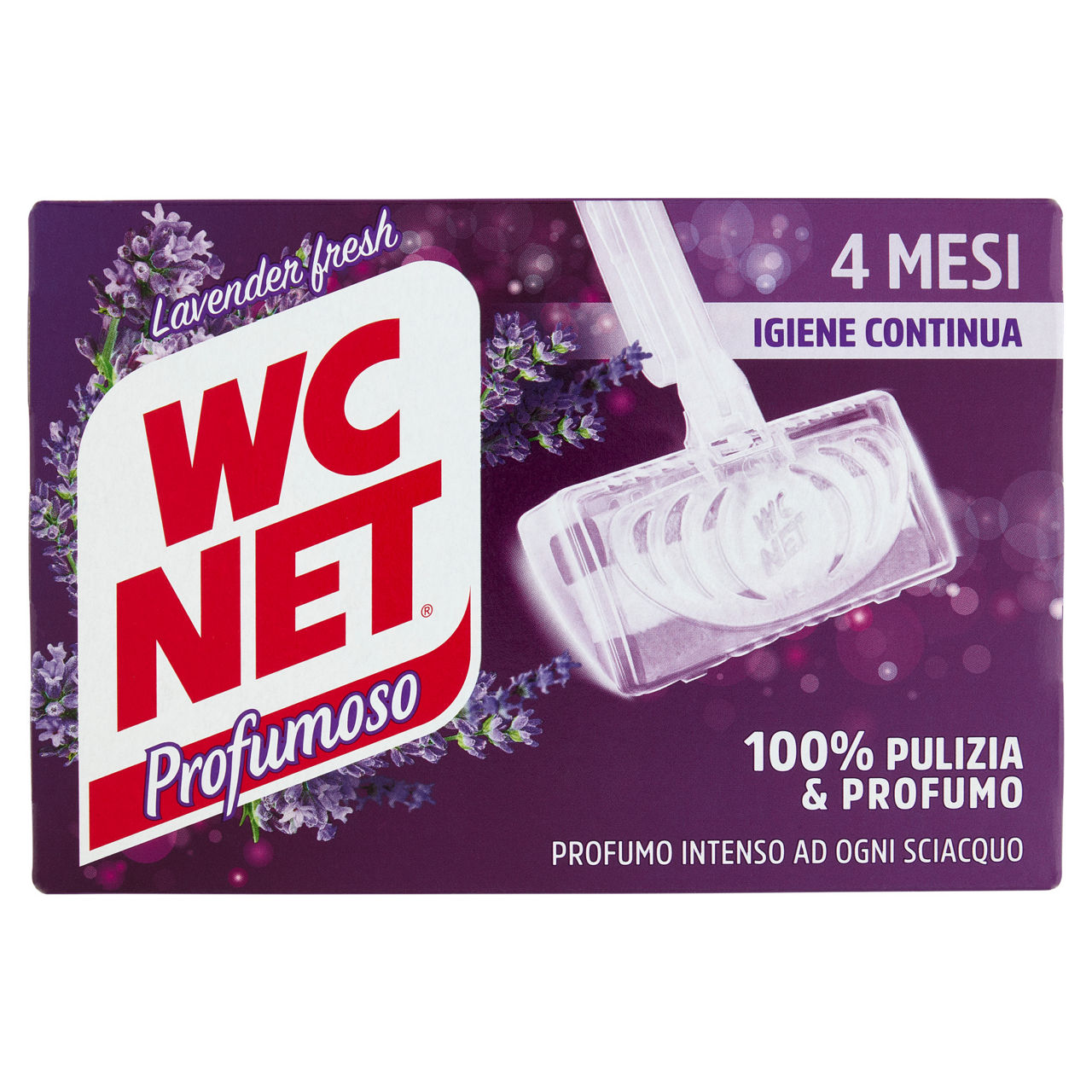 Tavoletta wc profumoso lavender fresh 4 pz - Immagine 01